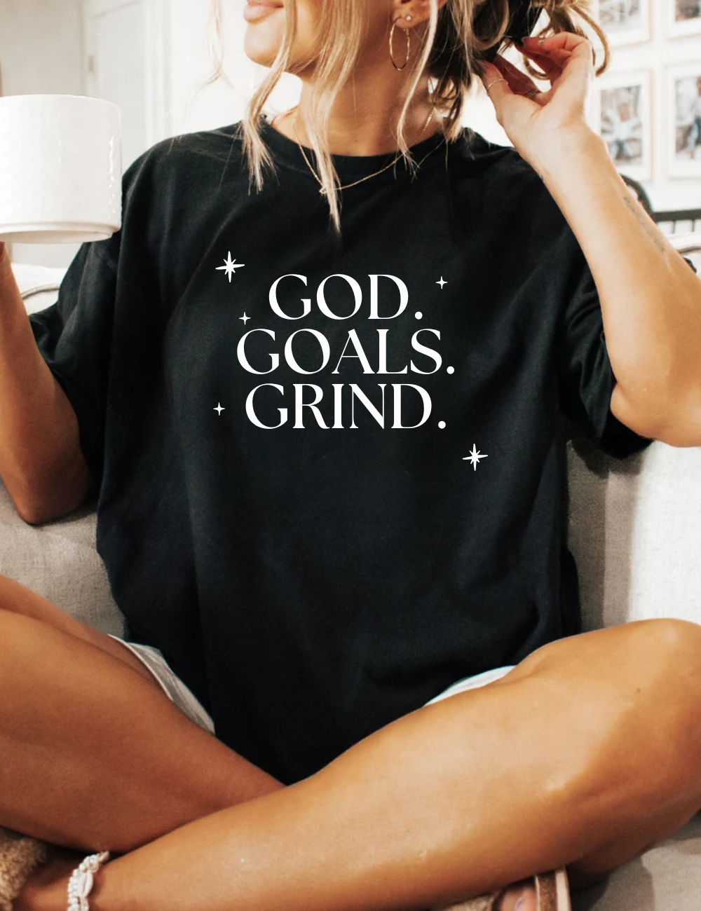 God Goals Grind Tee