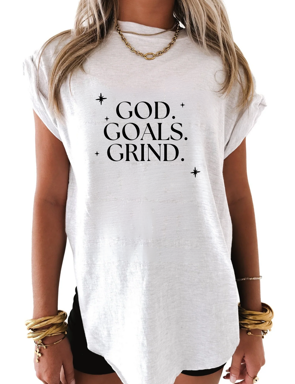God Goals Grind Tee