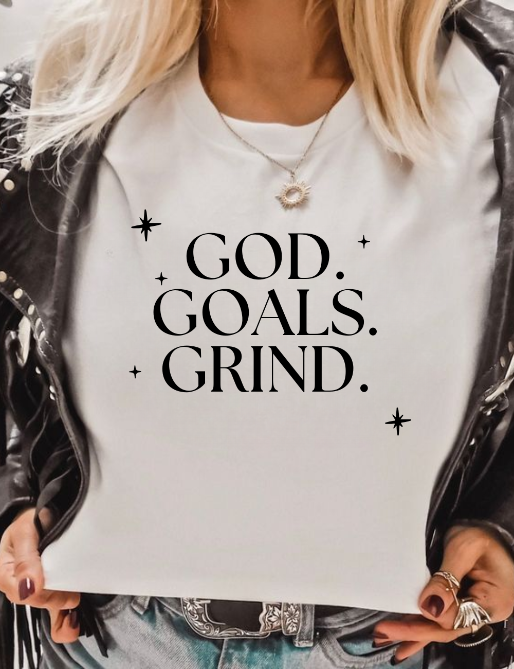 God Goals Grind Tee
