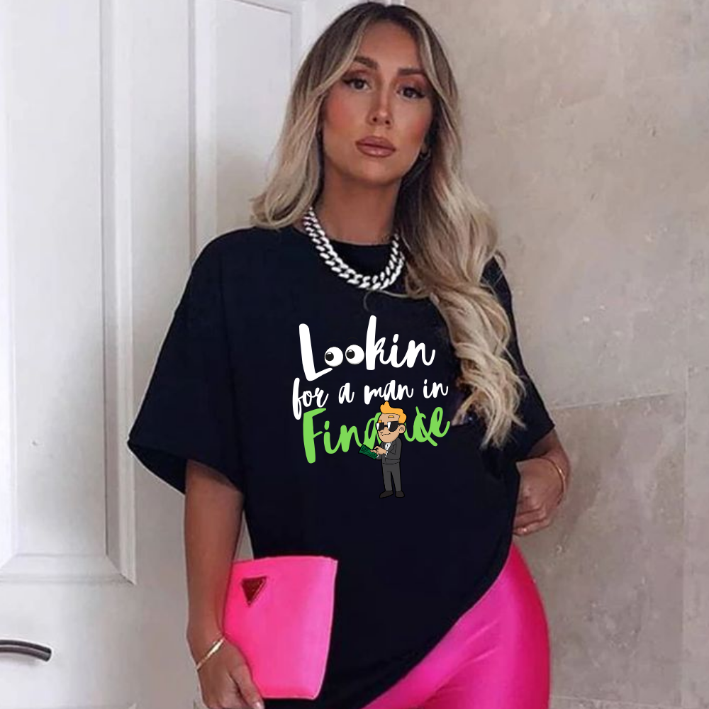 Looking For A Man In Finance T-Shirt