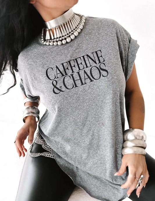 Caffeine and Chaos Tee