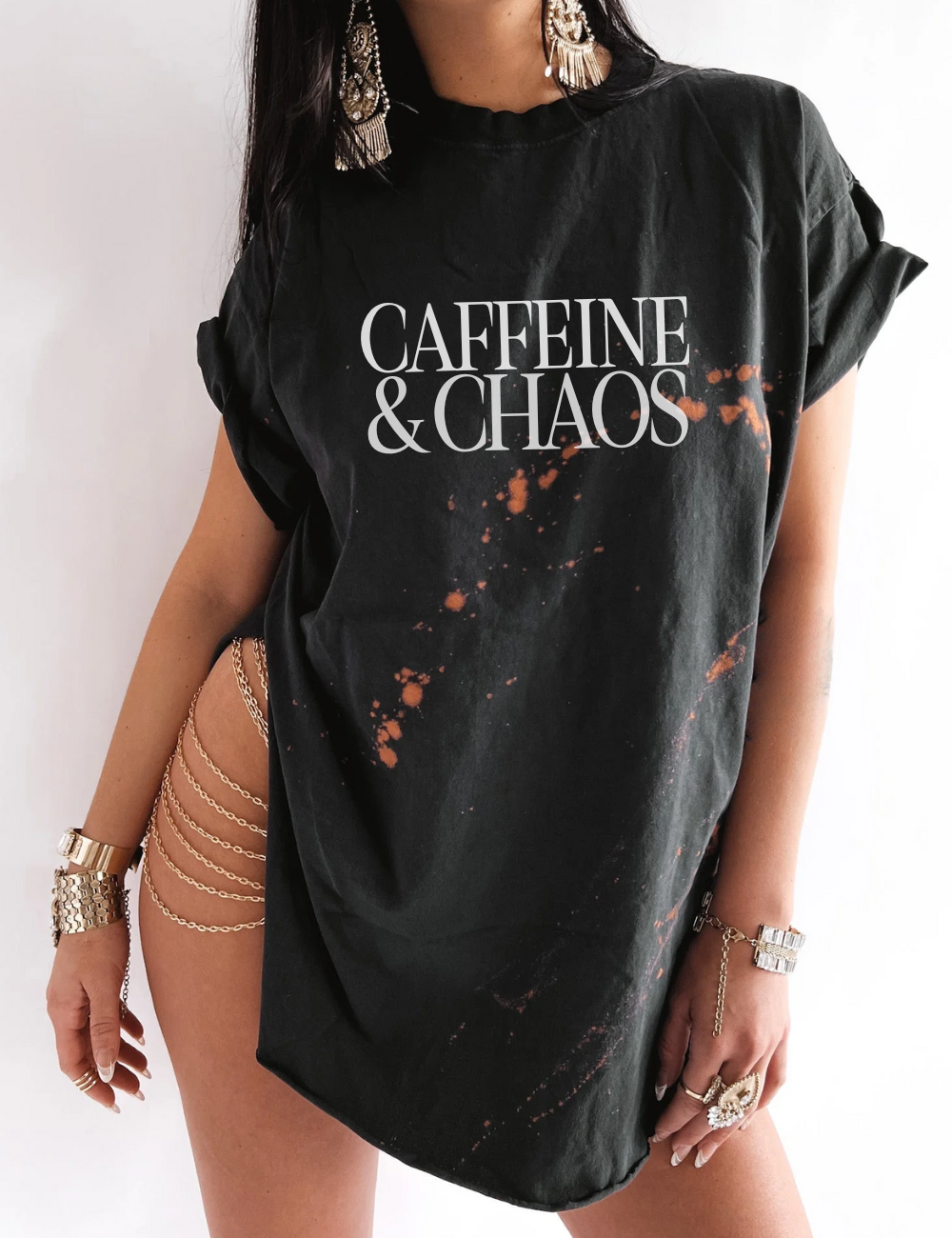 Caffeine and Chaos Tee