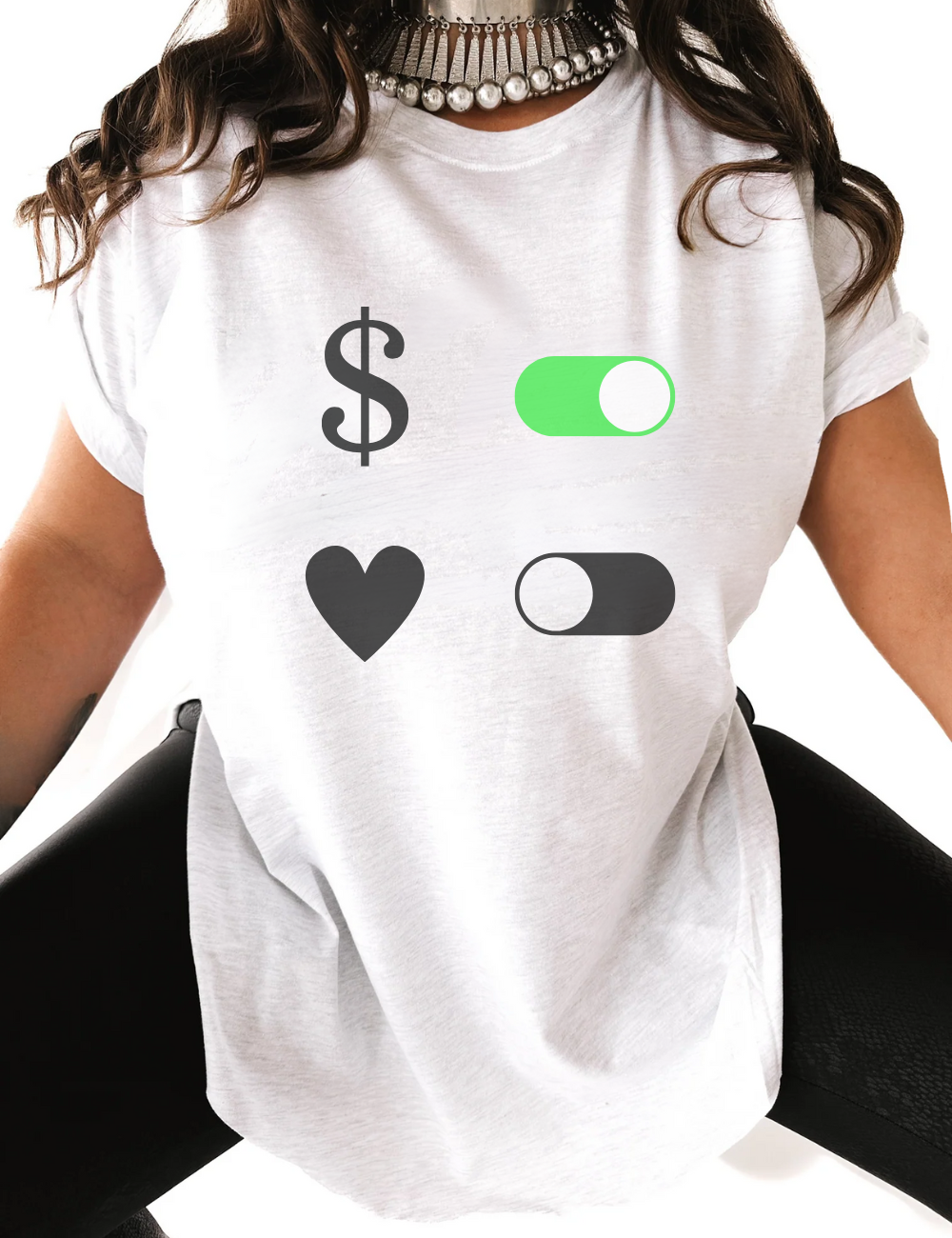 Money On Heart Off Tee