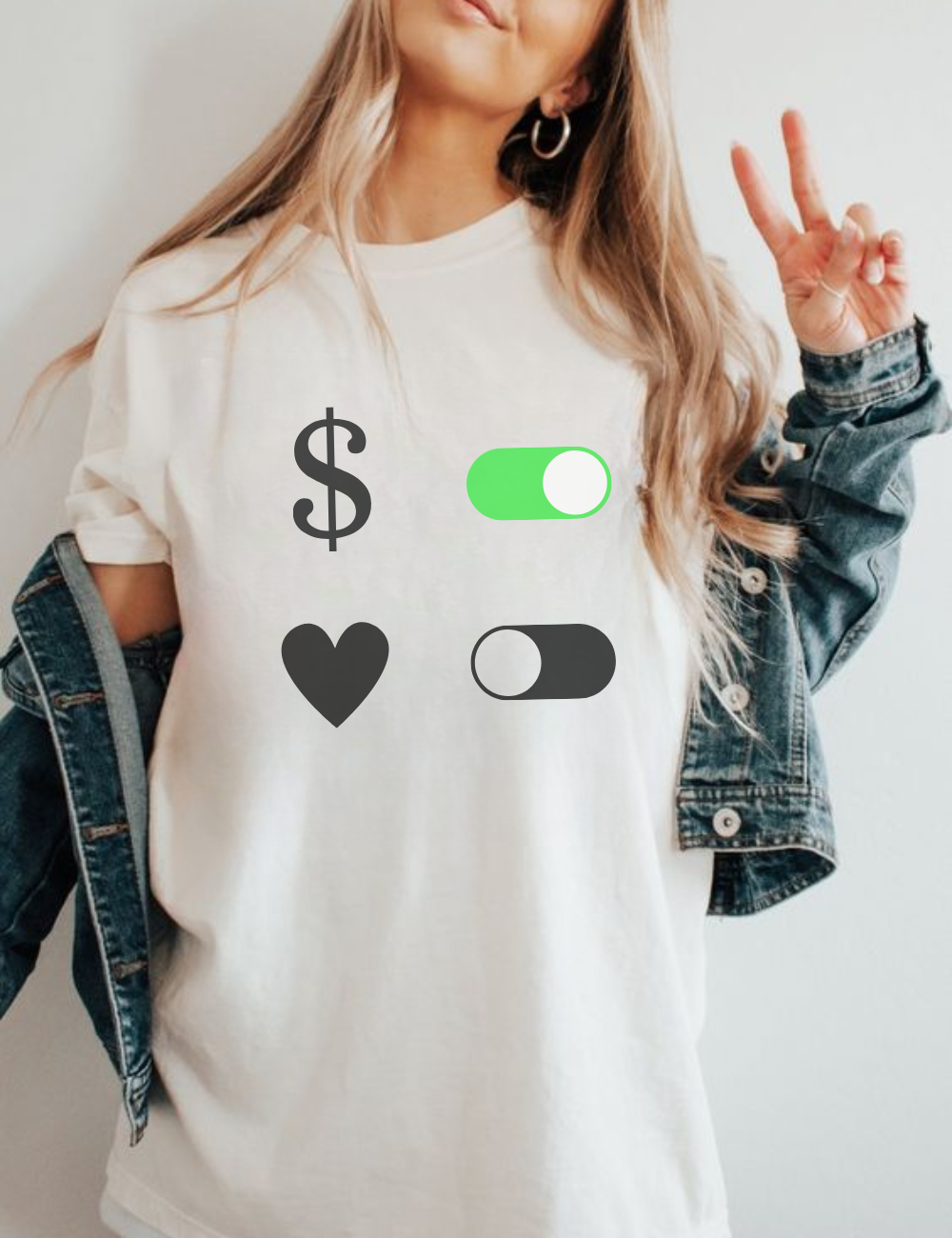 Money On Heart Off Tee