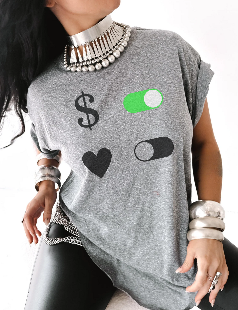 Money On Heart Off Tee