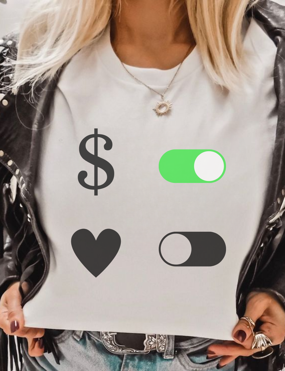 Money On Heart Off Tee