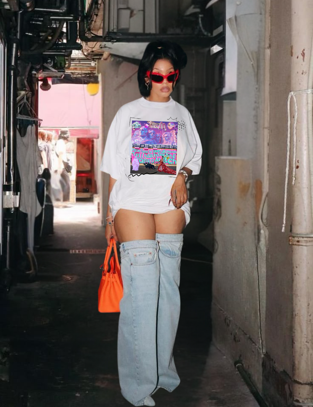 Outside Cardi B T-Shirt
