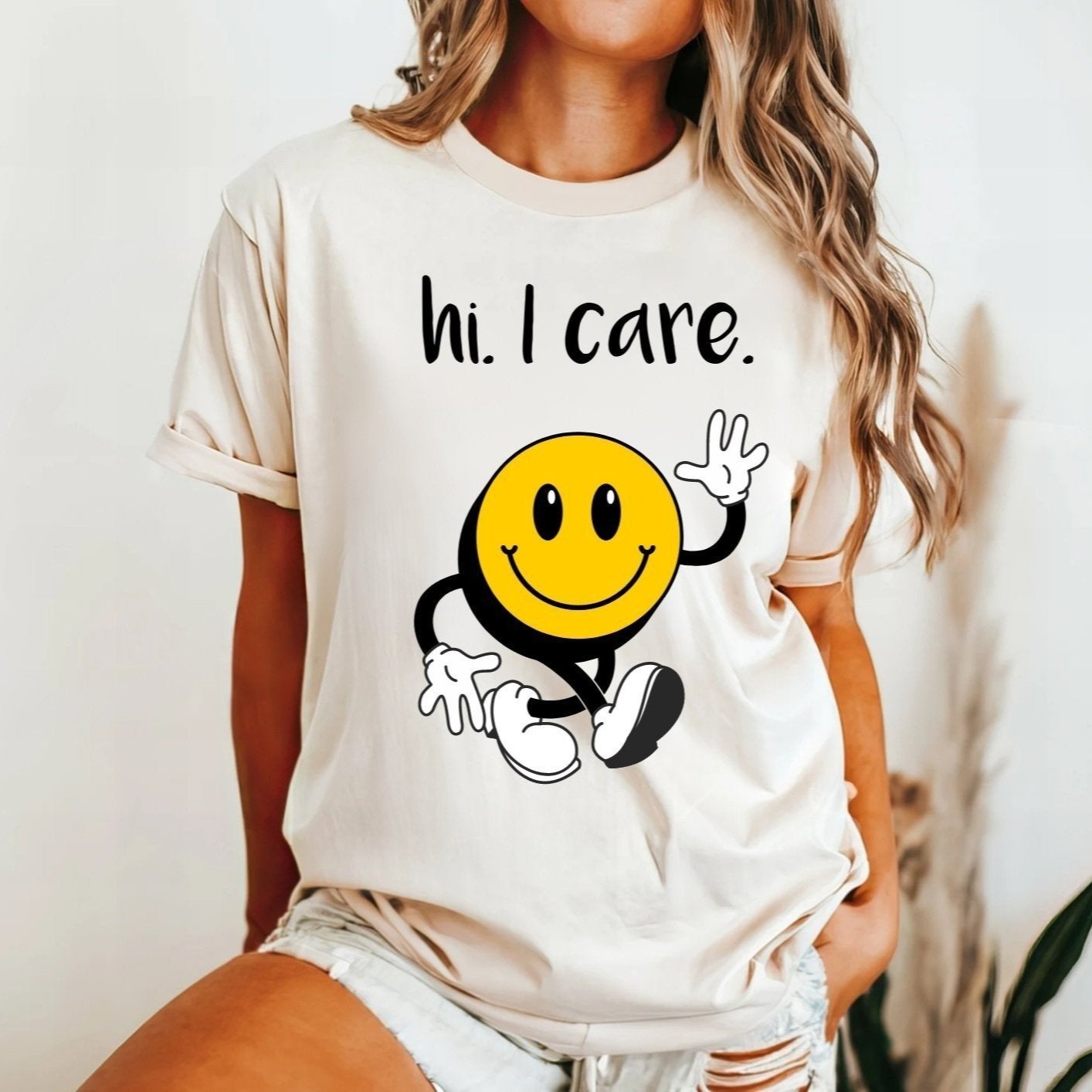 Hi, I Care Tee