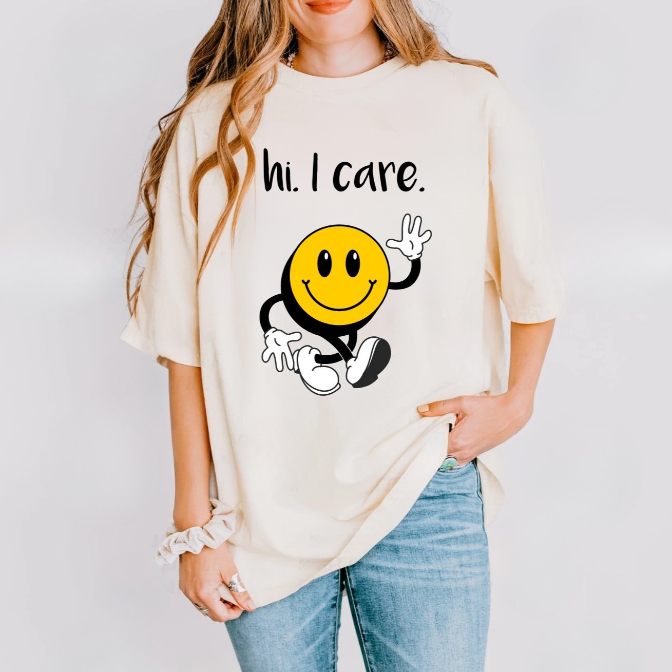 Hi, I Care Tee