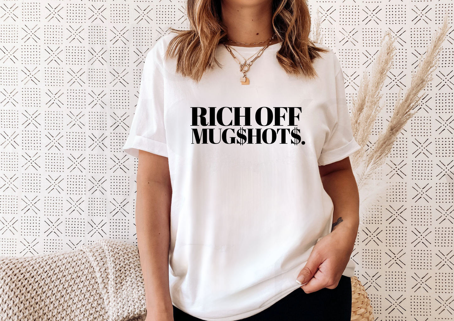 Rich Off Mugshots Tee